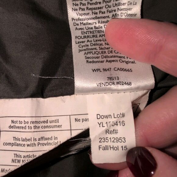 Eddie Bauer Jacket Women's Size Small Gray Sun Valley Down Parka Puffer Quilted - Picture 11 of 11